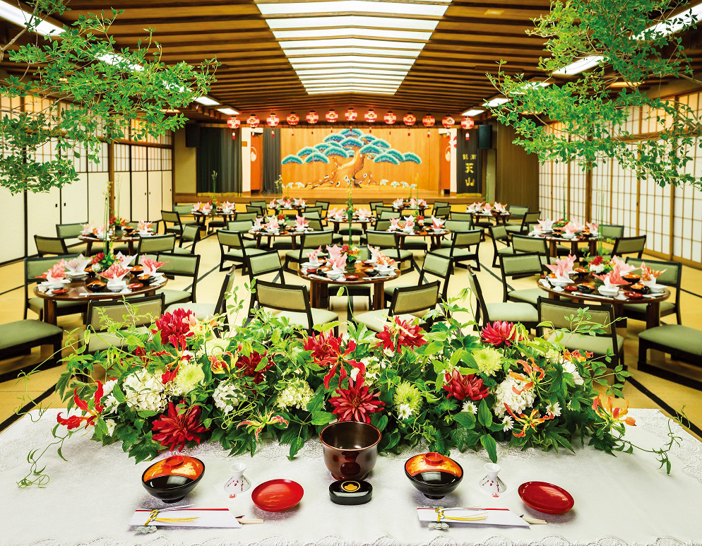 史跡料亭花月披露宴会場ふじの間