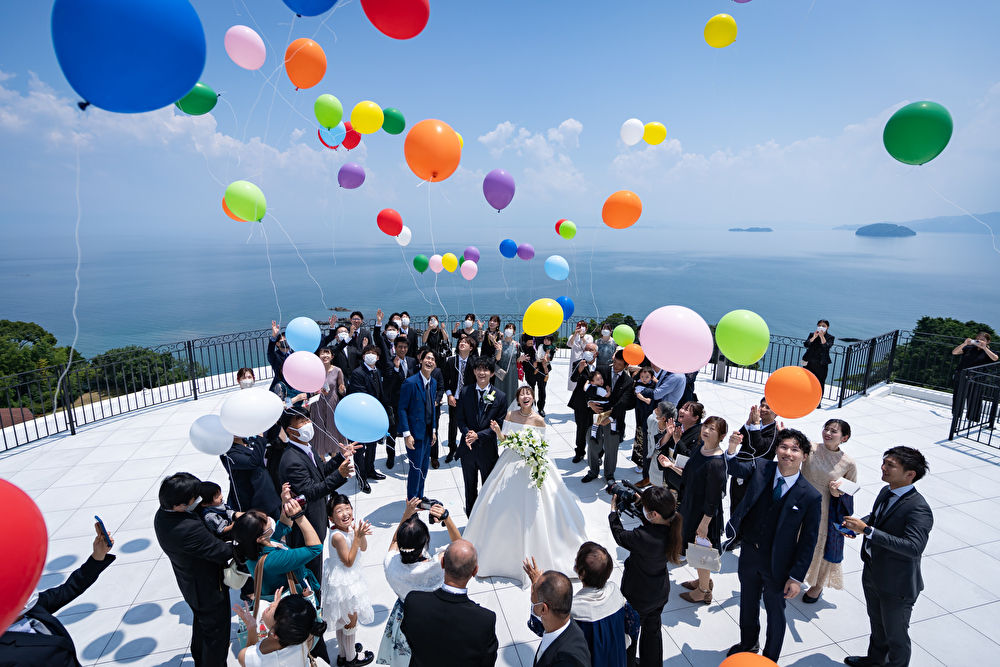 パサージュ琴海バルーンリリース