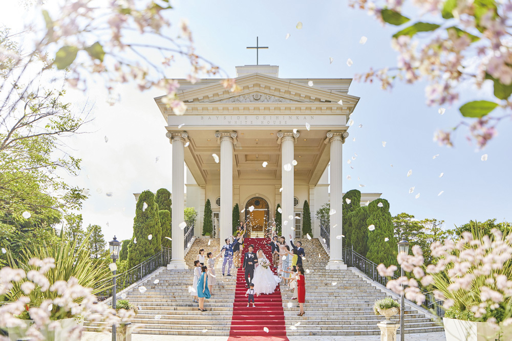 ベイサイド迎賓館長崎ホワイトハウス大階段